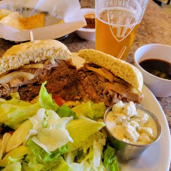 Brickhouse Brews - French Dip Burger... - Bars Near Me - Jackson, California