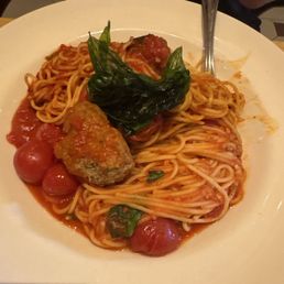 Spaghetti with meatballs