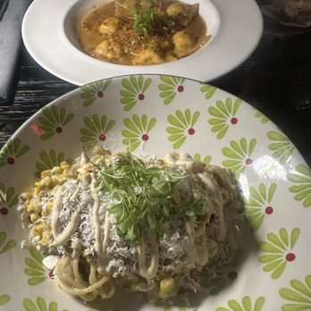 The Wine Kitchen - Lobster ravioli and street corn spaghetti - Tapas Bars Near Me - Leesburg, Virginia