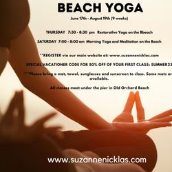 Suzanne Nicklas Wellness - Beach Yoga.classes