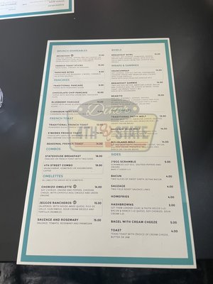 Menu photo 8 4th & State Columbus, OH