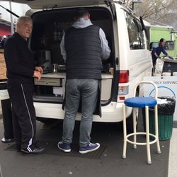 Otara Flea Market - Van-mounted espresso station