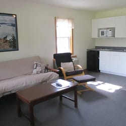Blair House - Motel suite living room/ kitchenette
