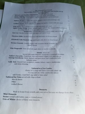 Menu photo 6 The Tailored Tea Latham, NY Menu photo 6 The Tailored Tea Latham, NY