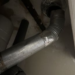 Vent not secure in place.