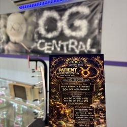 OG Central - TAURUS SEASON = HIGH ROLLER ENERGY 

OG CENTRAL BUDZ is going ALL OUT for Patient Appreciation Weekend 

 MAY 10TH & 11TH