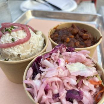 Cherry Street BBQ - Sides: potato salad, beans and coleslaw - Barbeque Near Me - Toronto, Ontario