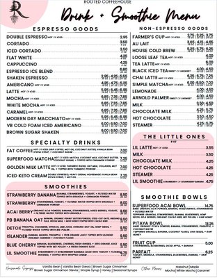 Menu photo 1 Rooted Coffeehouse Riverwood Evans, GA Menu photo 1 Rooted Coffeehouse Riverwood Evans, GA