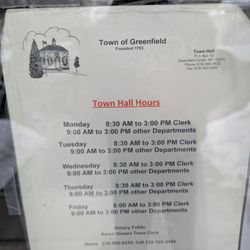 Town Of Greenfield