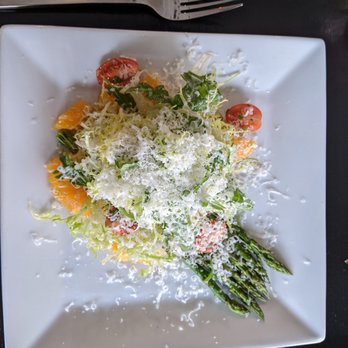 Solano Junction - Asparagus & frisée and cumin meyer lemon salad - Breakfast & Brunch Near Me - Albany, California Solano Junction - Asparagus & frisée and cumin meyer lemon salad - Breakfast & Brunch Near Me - Albany, California