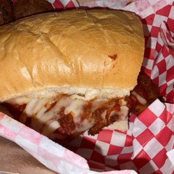 Rudy’s Table - Chicken parm hoagie