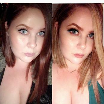 Marcela Munoz - Beautifully done By Brenda Oliver from burgandy too this gorgeous blonde Summer is in the air 209-525-3536 - Hair Salons Near Me - Sacramento, California