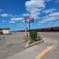 Dash Inn - This is what you see as you drive up on Highway 2