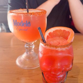 Mas Loco Cantina - Blood In Blood Out (front), Michelada (back) - Sports Bars Near Me - San Jose, California