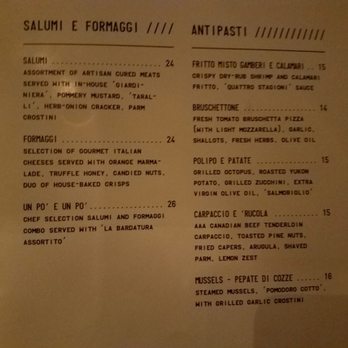 Nodo - Junction - Menu - Italian Near Me - Toronto, Ontario