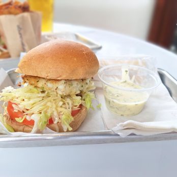 Burger Lounge - Alaskan Cod Sandwich - Burgers Near Me - Carlsbad, California