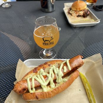 Prohibition Pig - Sausage and peppers - Barbeque Near Me - Waterbury, Vermont