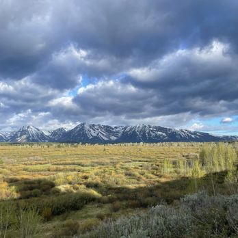 Mural Room - View from the window - American Near Me - Moran, Wyoming