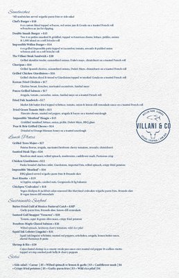 Menu photo 7 Villani & Co Venice, FL