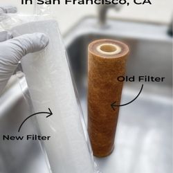 True Water - This shows what's been filtered out of the water over a year!