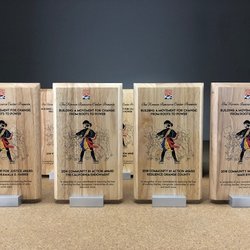 Direct full color UV printed plaques