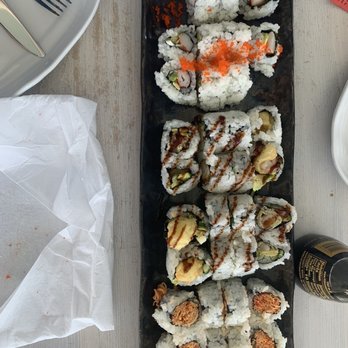 Wicked Tuna - Spicy Crab Roll Tempura Shrimp Roll Tempura Crab Roll California Roll x2 - New American Near Me - Myrtle Beach, South Carolina