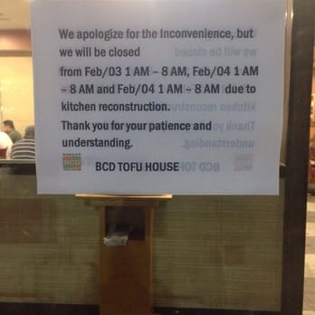 BCD Tofu House - They actually closed at 12, and not 1. How great is that? - Korean Near Me - Irvine, California