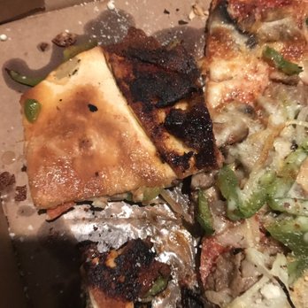 Chicago Pizza - Burnt pizza that folded over as they were moving or turning. Should never have gone in the box at $24 - Pizza Near Me - Cape Coral, Florida Chicago Pizza - Burnt pizza that folded over as they were moving or turning. Should never have gone in the box at $24 - Pizza Near Me - Cape Coral, Florida