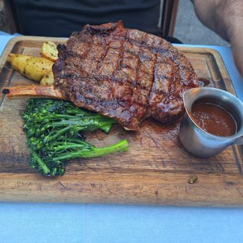 Bella Saratoga - Ribeye With Brocollini and Roasted Potatoes - Italian Near Me - Saratoga, California