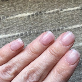 Cure - The gel comes all the way back to the cuticle but it looks like a fill-in. - Nail Salons Near Me - El Paso, Texas