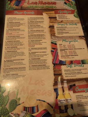 Menu photo 8 Las Mesas Mexican Grill Calera, AL Menu photo 8 Las Mesas Mexican Grill Calera, AL