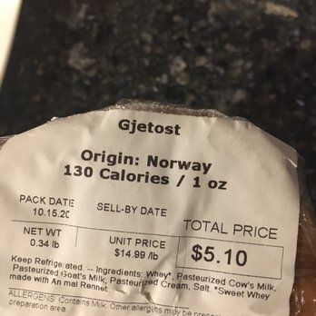 Wegmans - Gjeitost or 'Geitost' (pronounced 'Yay-Toast'), the national cheese of Norway. - Grocery Near Me - Westwood, Massachusetts