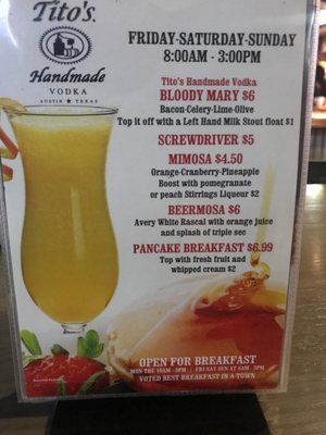 Menu photo 5 Scooters Aurora, CO
