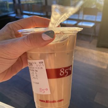85°C Bakery Cafe-Orange - milk tea - Coffee & Tea Near Me - Orange, California