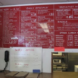 The menu The menu
