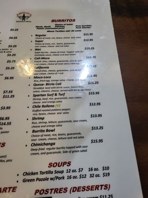 Menu photo 2 Angelou's Mexican Grill San Jose, CA Menu photo 2 Angelou's Mexican Grill San Jose, CA