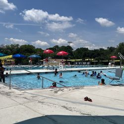 Forest Park Pool - Pool area view.