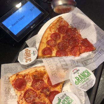 Boulder Station Casino - NY Pepperoni Slice (2) with sauces!! - Italian Near Me - Las Vegas, Nevada