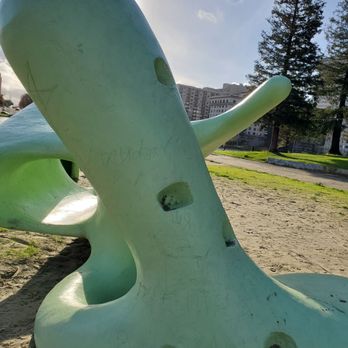 Green Monster - Sculpture up close - Public Art Near Me - Oakland, California