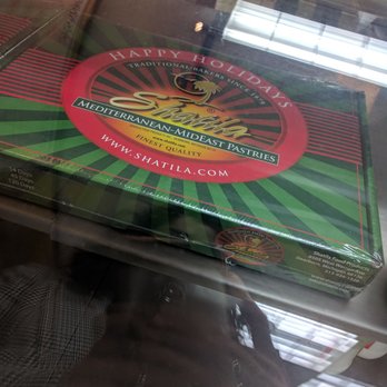 Madina Halal Grill - Shatila Bakery Baklava! I wish I could eat a whole one of these boxes - Mediterranean Near Me - Richardson, Texas Madina Halal Grill - Shatila Bakery Baklava! I wish I could eat a whole one of these boxes - Mediterranean Near Me - Richardson, Texas