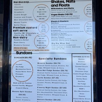 Big Dip Burgers - Menu; July 2026 - Burgers Near Me - Walled Lake, Michigan Big Dip Burgers - Menu; July 2026 - Burgers Near Me - Walled Lake, Michigan