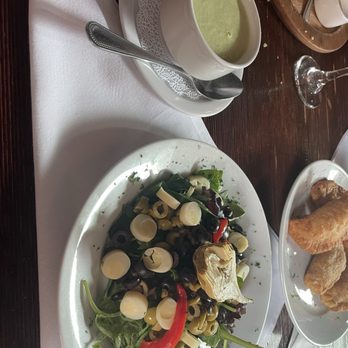 La Pampa - Pampa salad and Asparagus soup - Steakhouses Near Me - Brownsville, Texas