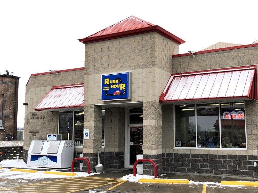 Rush Hour Super Stores Logo