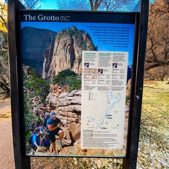 The Grotto Trail - Connects you to three of Zion's main attractions. - Hiking Near Me