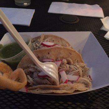 Revolucion - These were the chicken tacos. The green salsa was very good. - Mexican Near Me - Indianapolis, Indiana Revolucion - These were the chicken tacos. The green salsa was very good. - Mexican Near Me - Indianapolis, Indiana