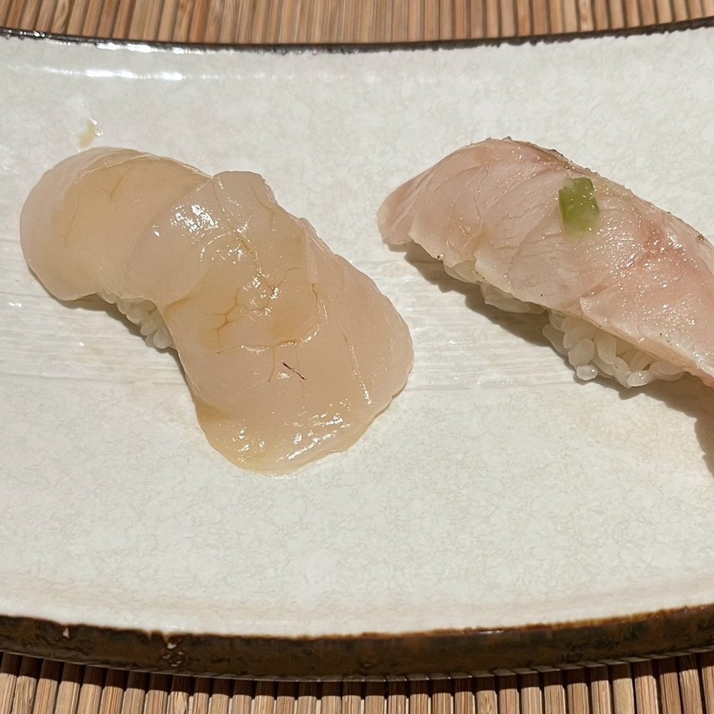 Masamitsu - Scallop and white fish sushi - Japanese Near Me - San Marino, California Masamitsu - Scallop and white fish sushi - Japanese Near Me - San Marino, California