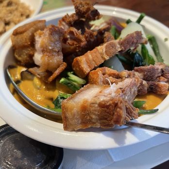 Gerry's Grill - Pork curry (sauce has peanuts so on the sweeter side) - Filipino Near Me - Artesia, California Gerry's Grill - Pork curry (sauce has peanuts so on the sweeter side) - Filipino Near Me - Artesia, California