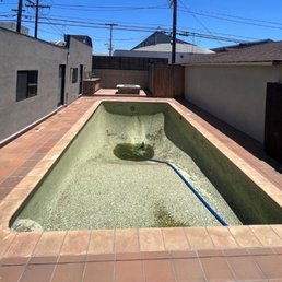 Before empty pool
