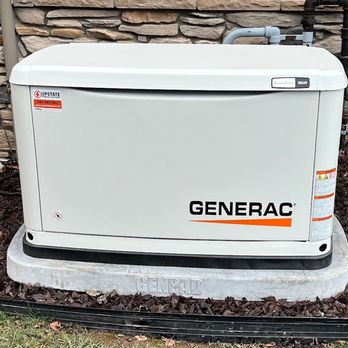 Upstate Power Systems - 18kw Generac generator set on a GenPad concrete base. - Electricians Near Me - Ionia, New York Upstate Power Systems - 18kw Generac generator set on a GenPad concrete base. - Electricians Near Me - Ionia, New York