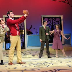 Georgia Ensemble Theatre and Conservatory - Caitlin Smith, Maxim Gukhman, Brandon O'Dell and Anna Kimmel in "Glimpses of the Moon"
